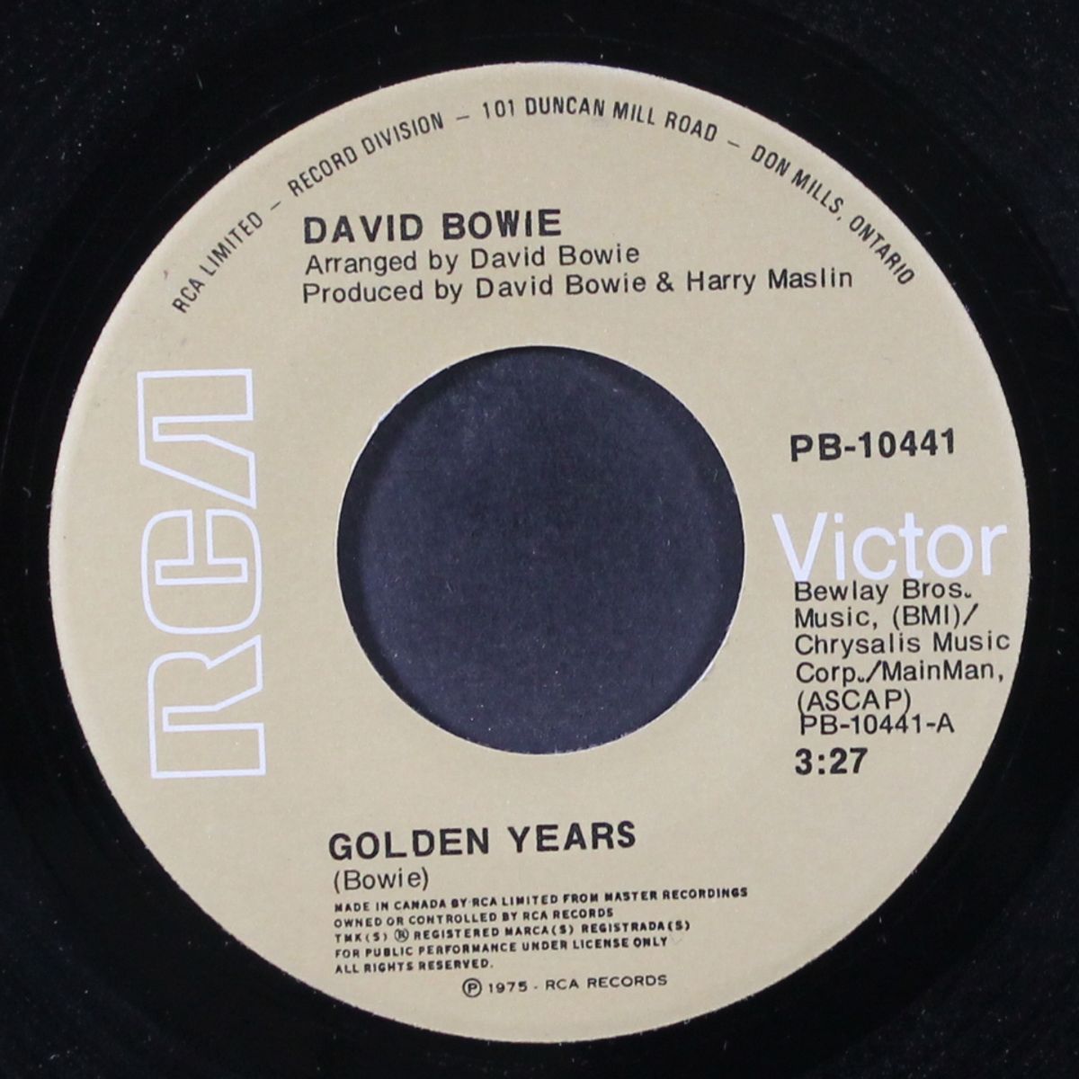 golden years / can you hear me by DAVID BOWIE
