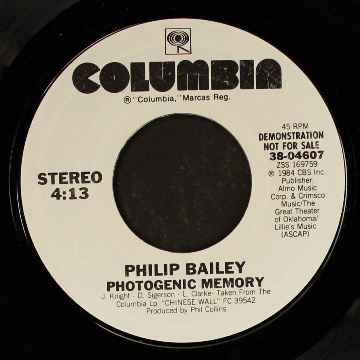 photogenic memory/ same by PHILIP BAILEY