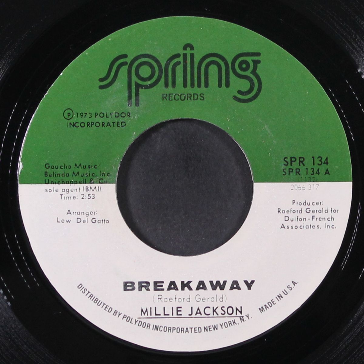 breakaway / strange things by MILLIE JACKSON