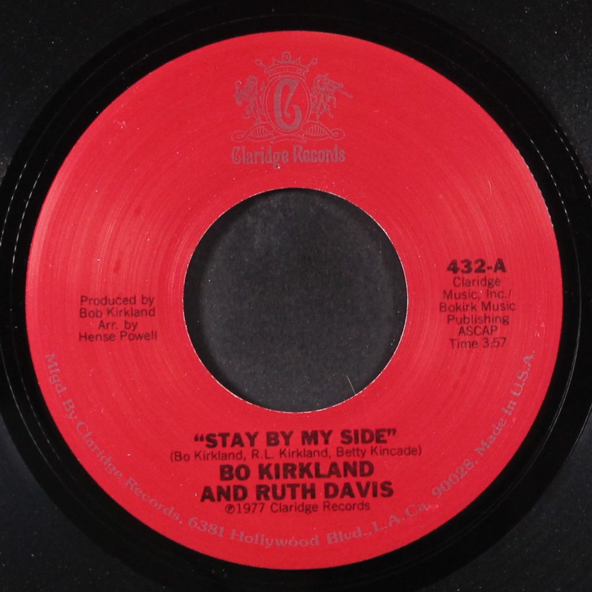 stay by my side / that's a bet by BO KIRKLAND & RUTH DAVIS
