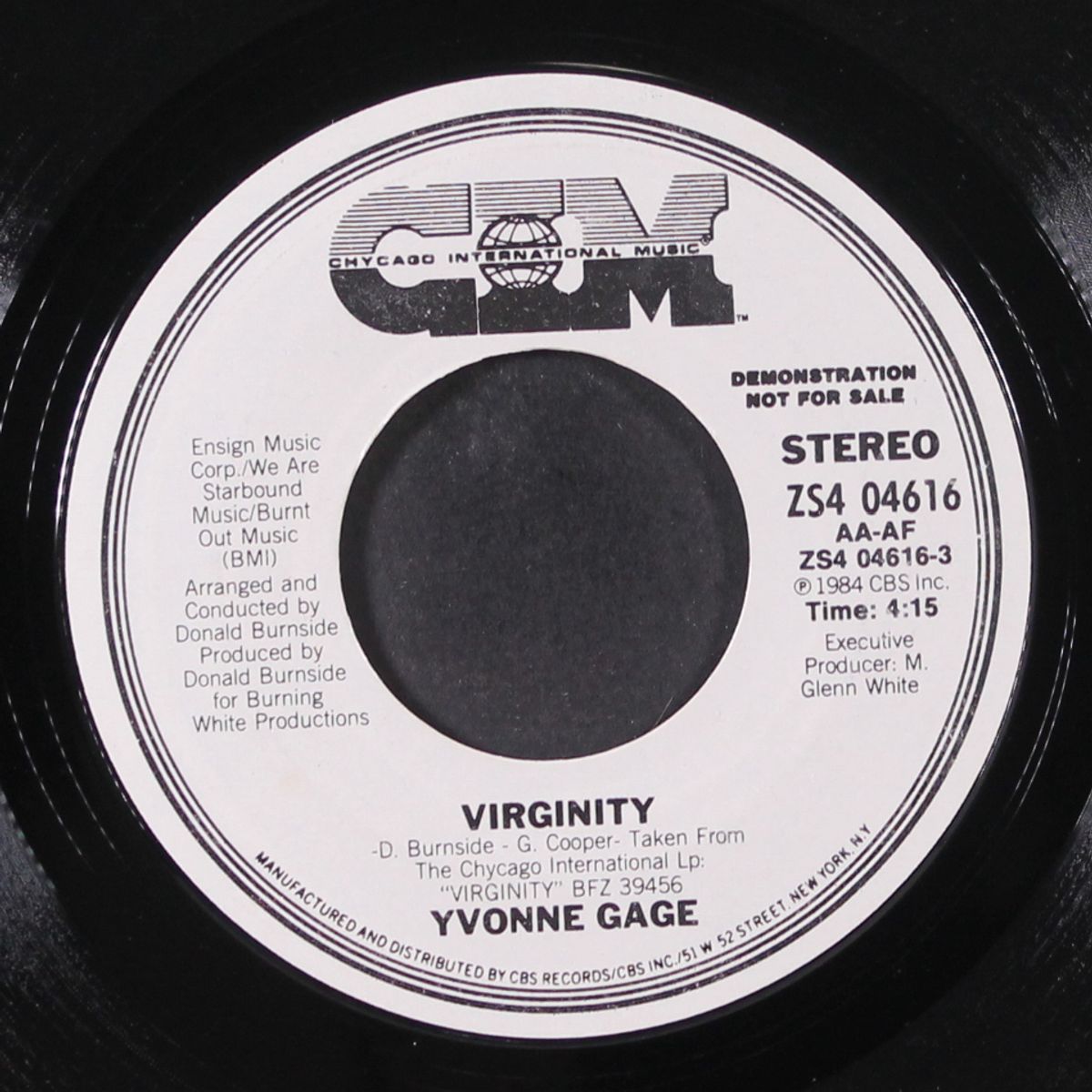 virginity / same by YVONNE GAGE