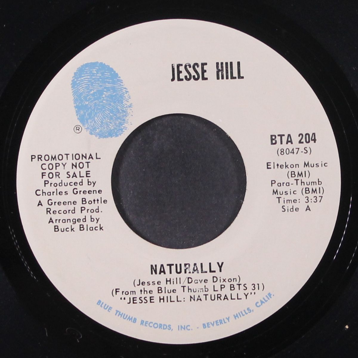 naturally / livin' a lie by JESSE HILL