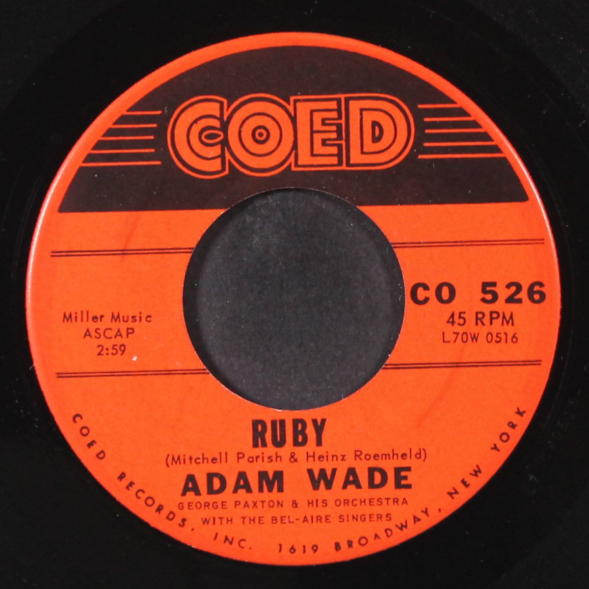 ruby / too far by ADAM WADE