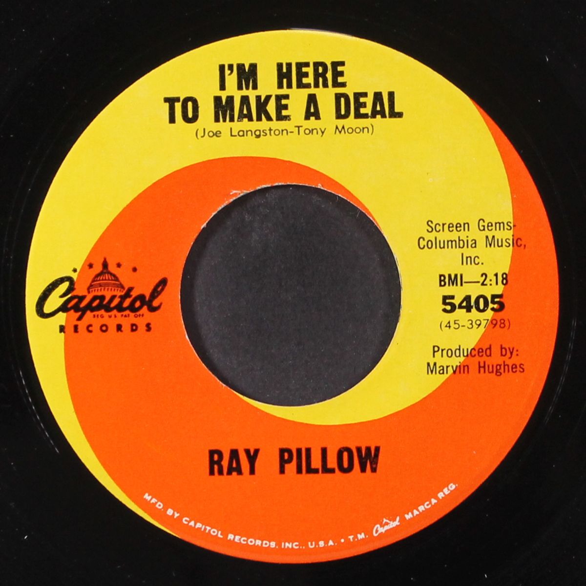 i'm here to make a deal by RAY PILLOW