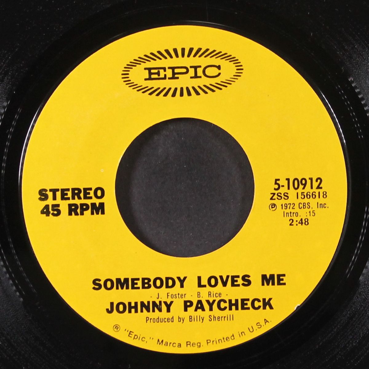 somebody loves me by JOHNNY PAYCHECK