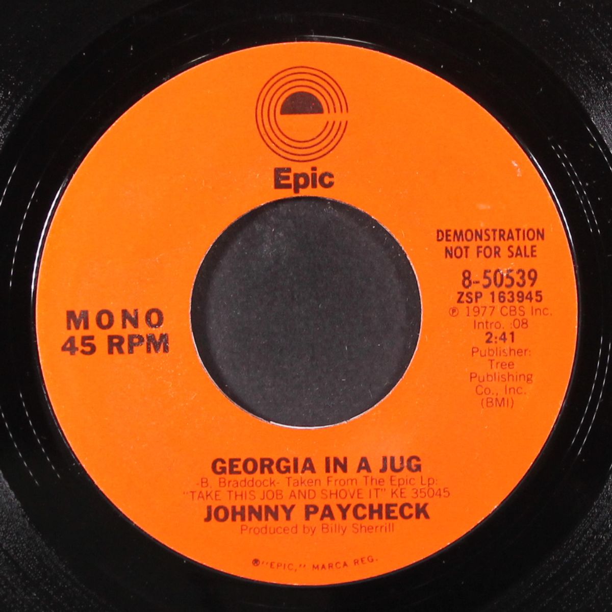 me and the i.r.s. / georgia in a jug by JOHNNY PAYCHECK