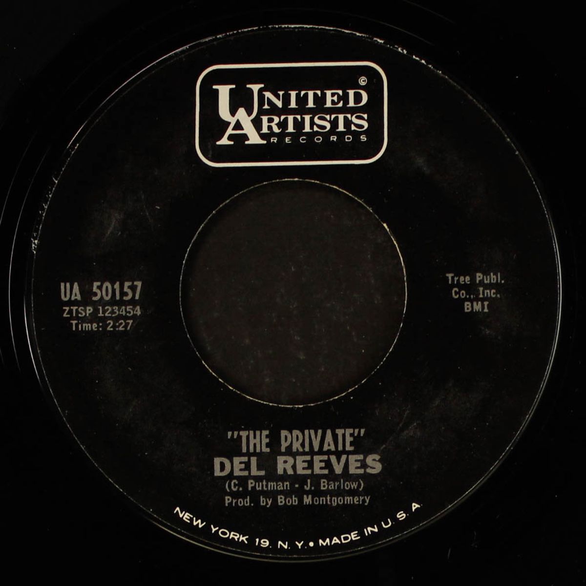 the private / things her memory makes by DEL REEVES