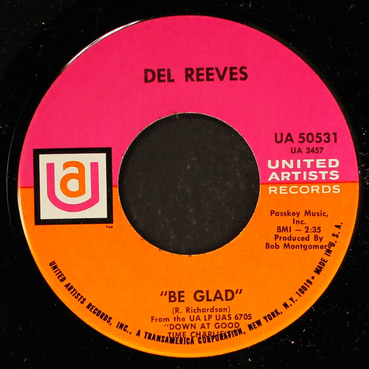 be glad by DEL REEVES