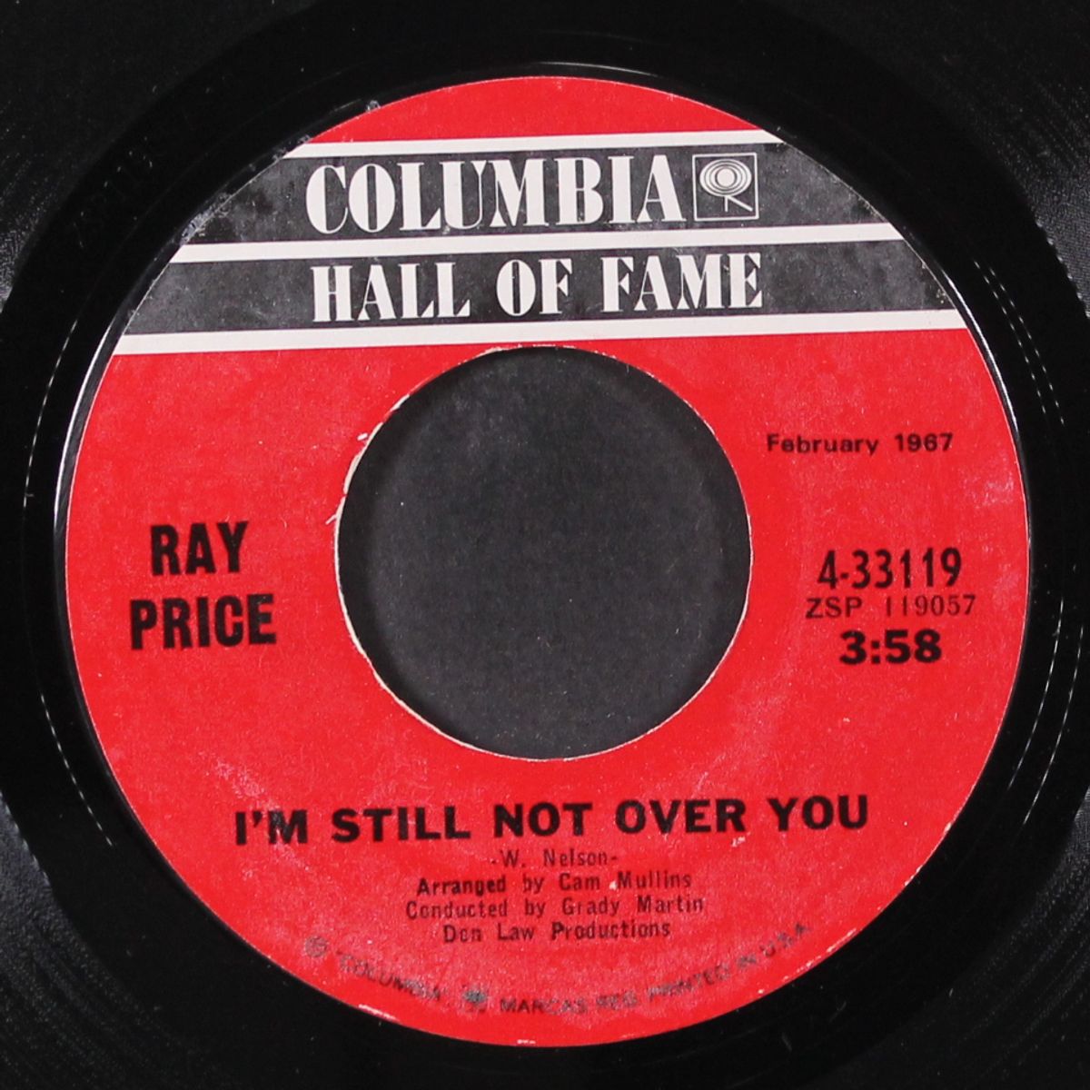 i'm still not over you / danny boy by RAY PRICE