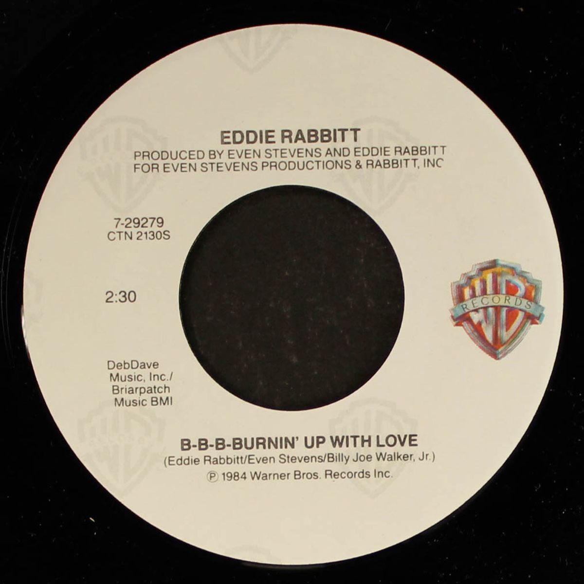 b-b-b-burnin' up with love by EDDIE RABBITT