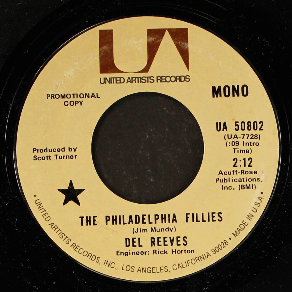the philadelphia fillies by DEL REEVES