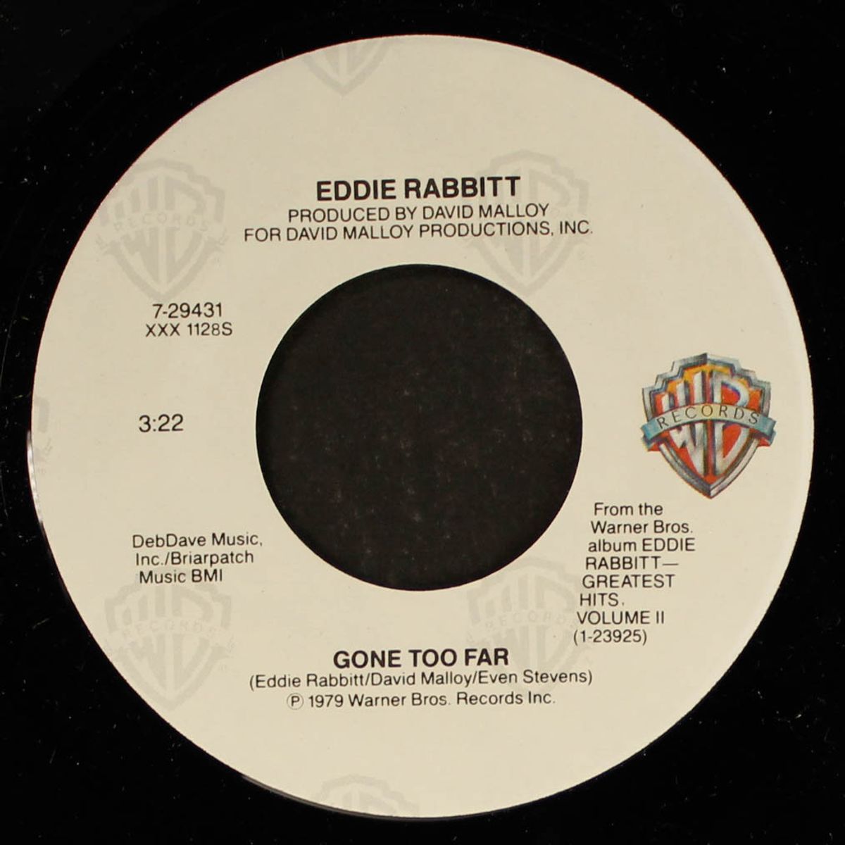 gone too far by EDDIE RABBITT