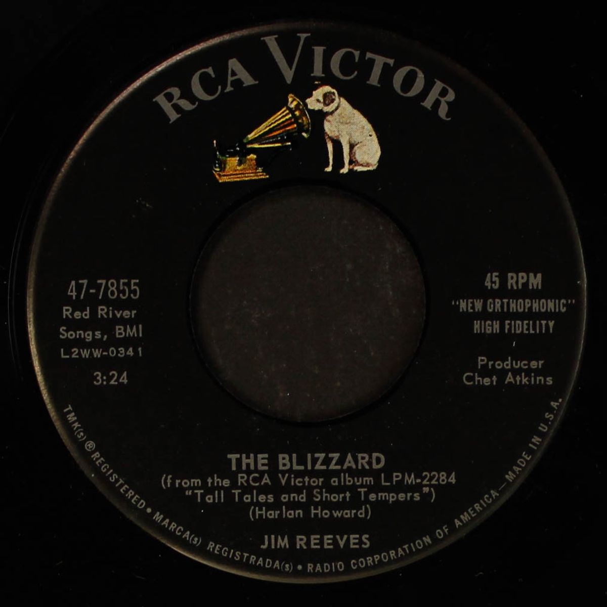 the blizzard / danny boy by JIM REEVES