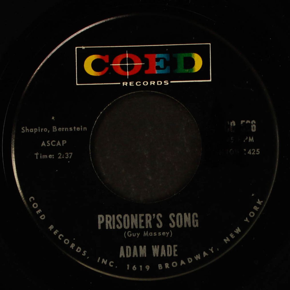 them there eyes / prisoner's song by ADAM WADE