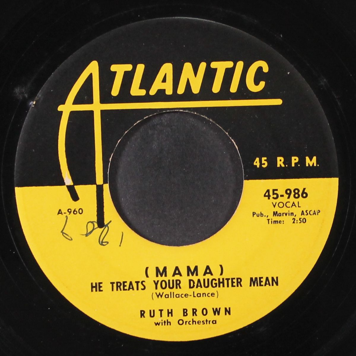 mama, he treats your daughter mean / i'll step aside by RUTH BROWN
