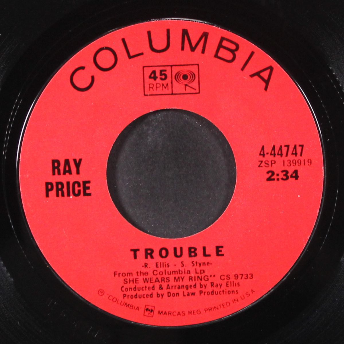 set me free / trouble by RAY PRICE
