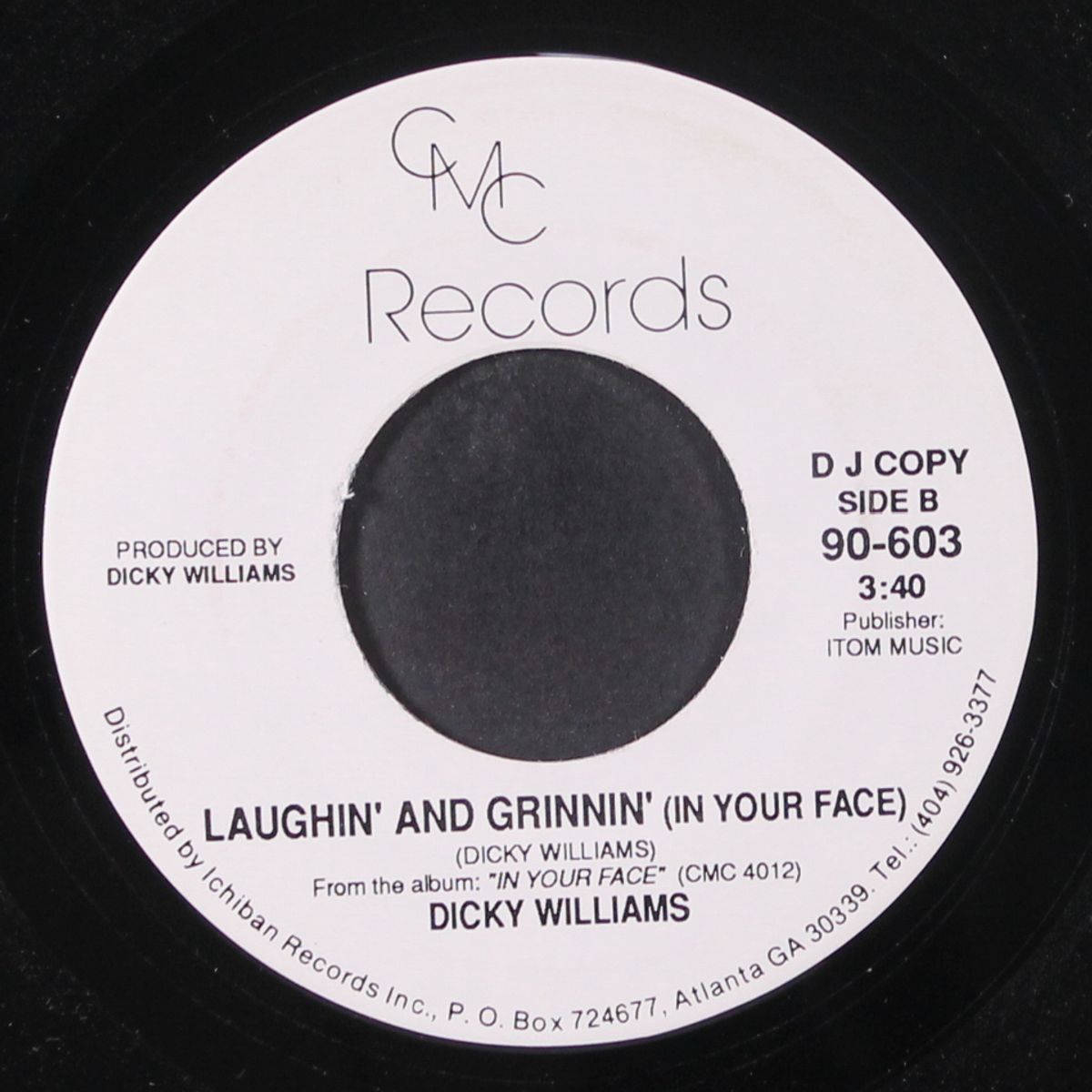 i wanna know why / laughin' and grinnin' by DICKY WILLIAMS
