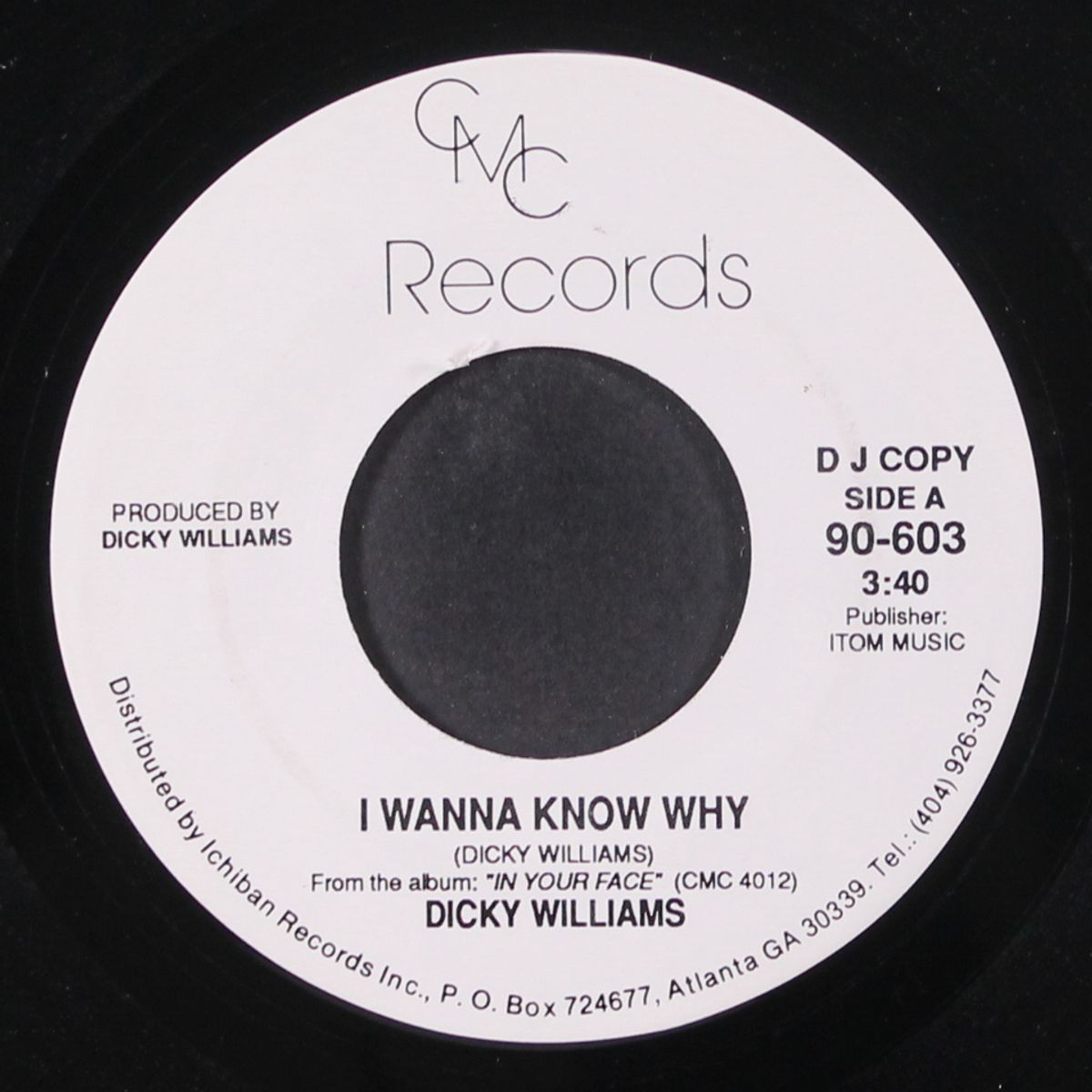 i wanna know why / laughin' and grinnin' by DICKY WILLIAMS