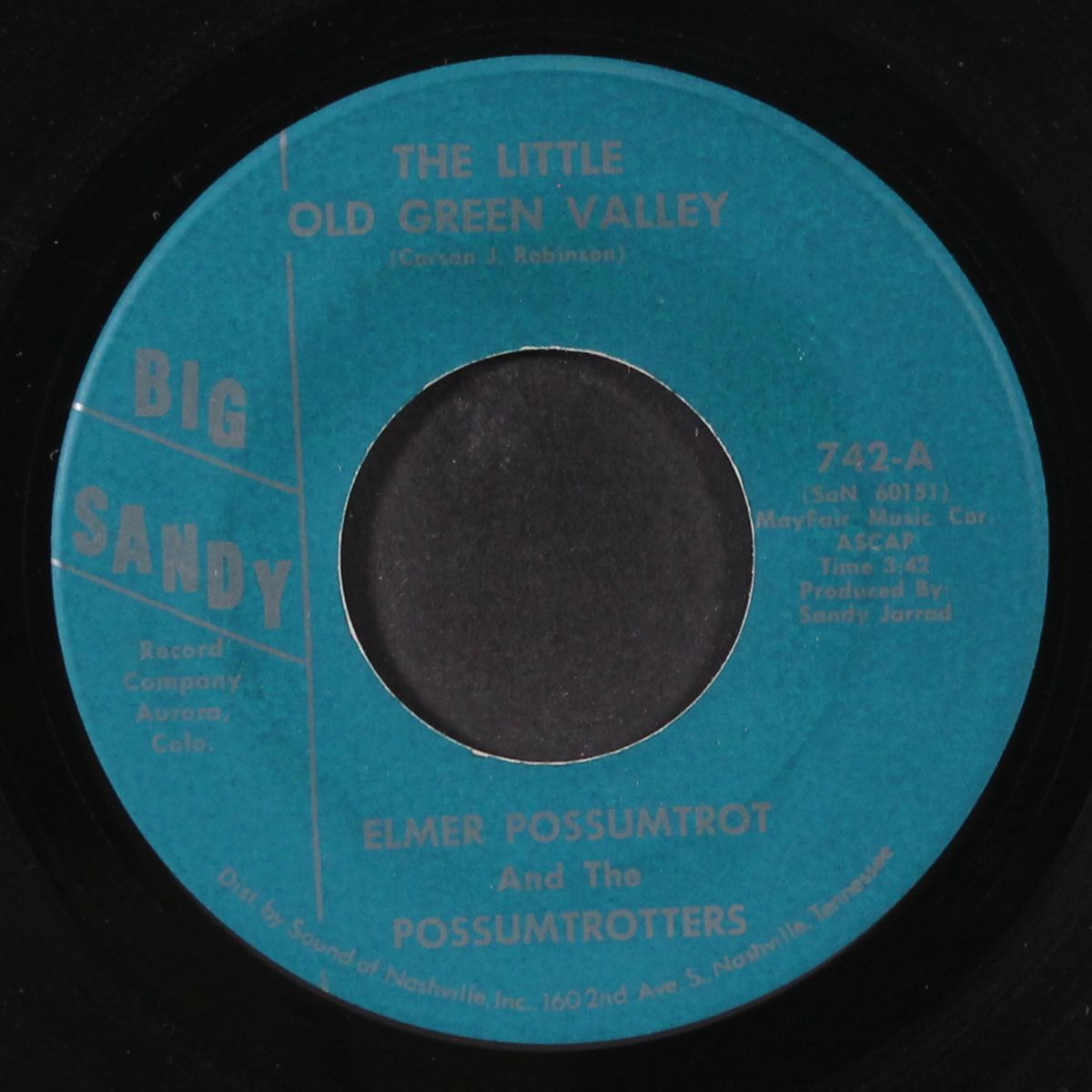 old blue / th little old green valley by ELMER POSSUMTROT