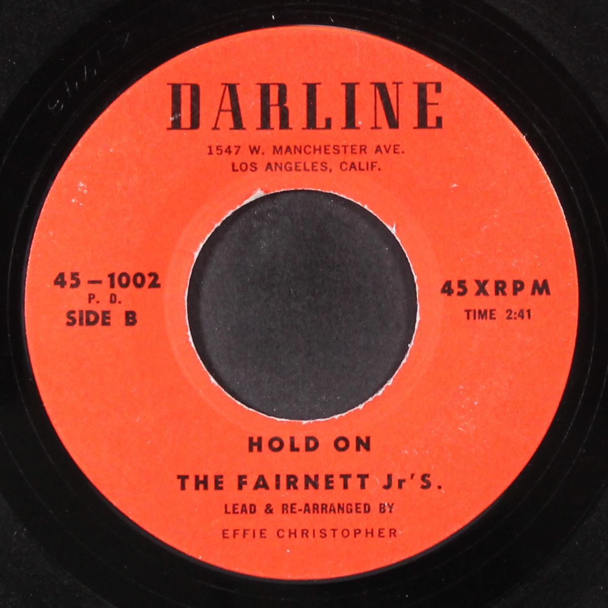 precious lord / hold on by FAIRNETT JR'S.