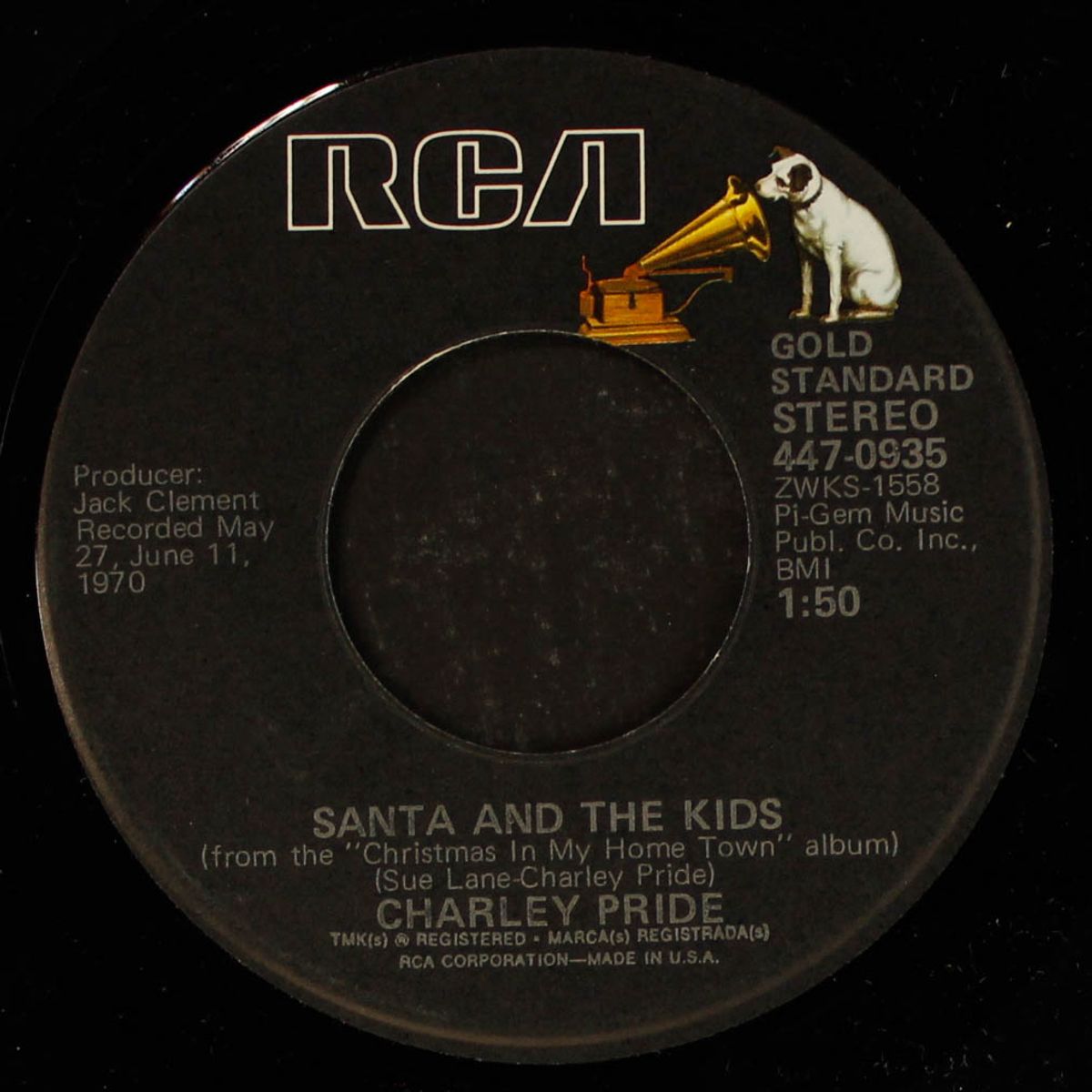 christmas in my home town / santa and the kids by CHARLEY PRIDE