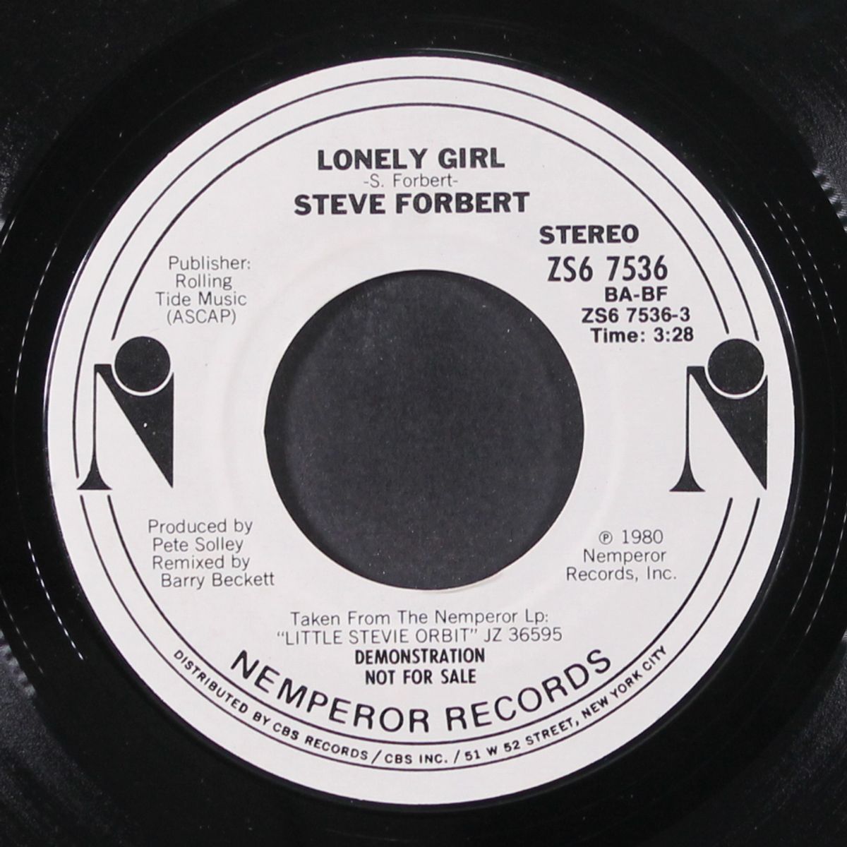 lonely girl / same by STEVE FORBERT
