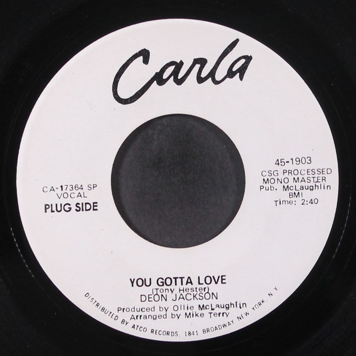 you'll wake up wiser baby / you gotta love by DEON JACKSON