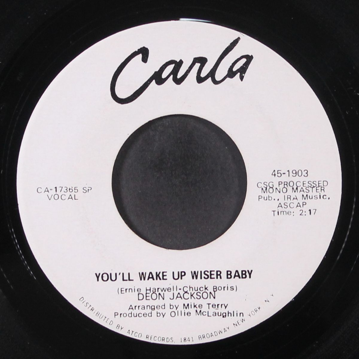 you'll wake up wiser baby / you gotta love by DEON JACKSON