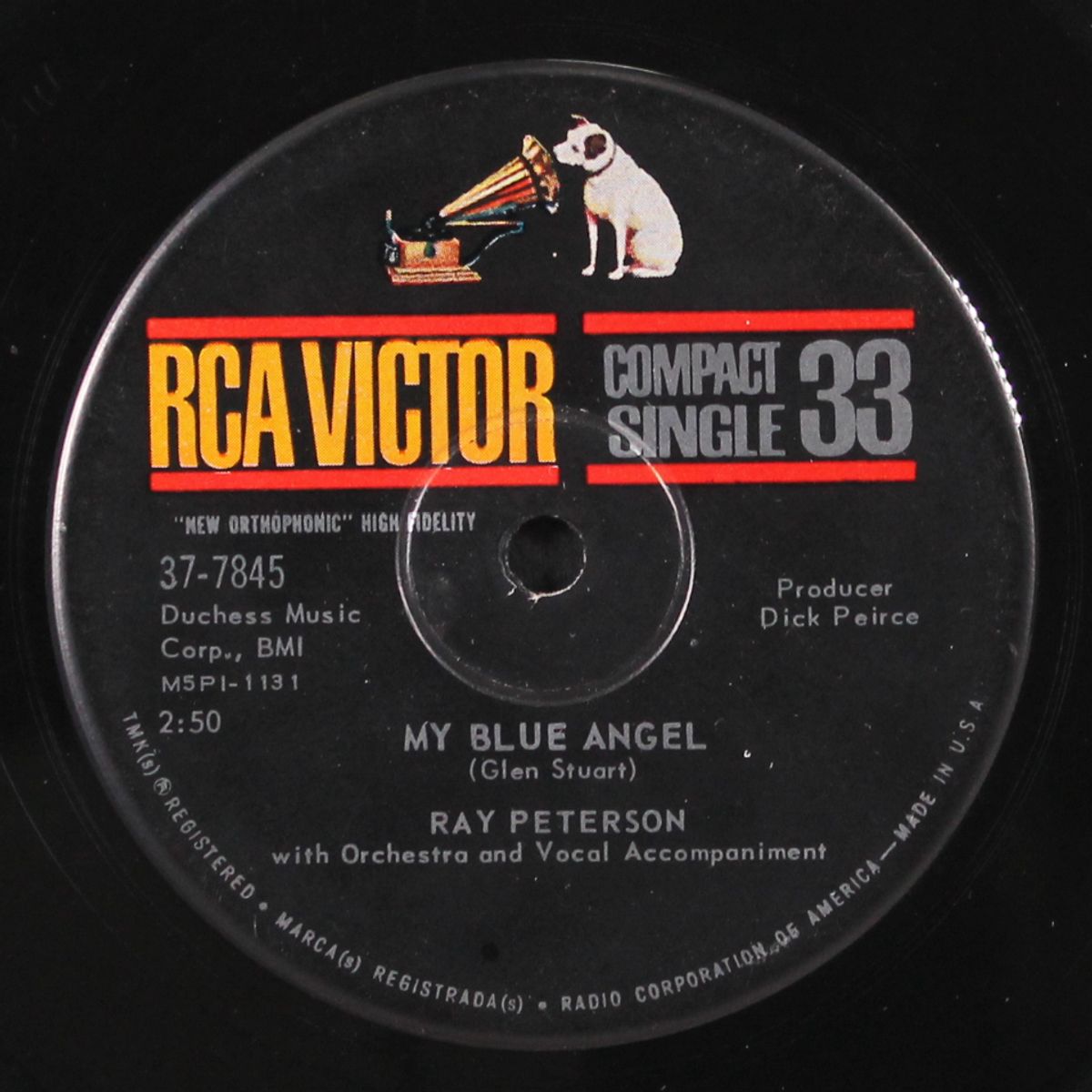 my blue angel / i'm tired by RAY PETERSON