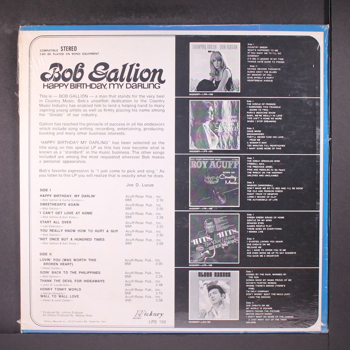 happy birthday my darling by BOB GALLION