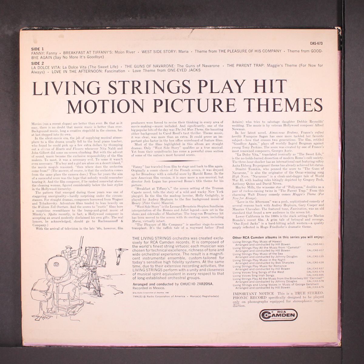 play hit motion picture themes by LIVING STRINGS
