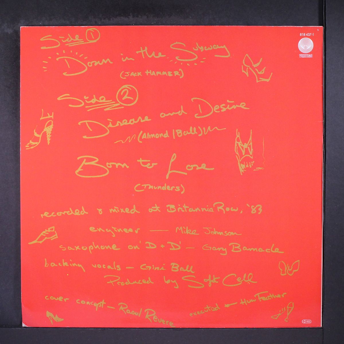 down in the subway by SOFT CELL