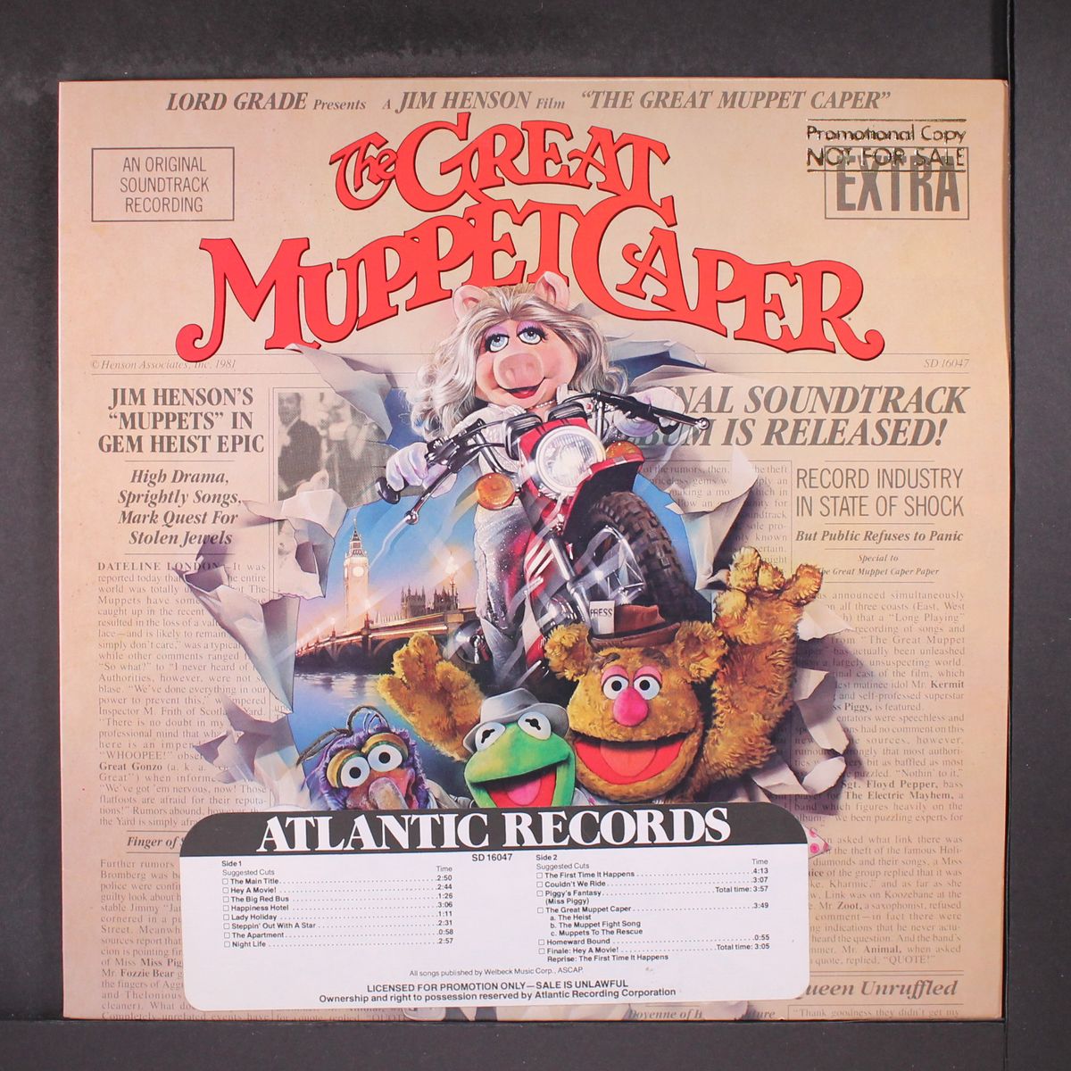 the great muppet caper by SOUNDTRACK