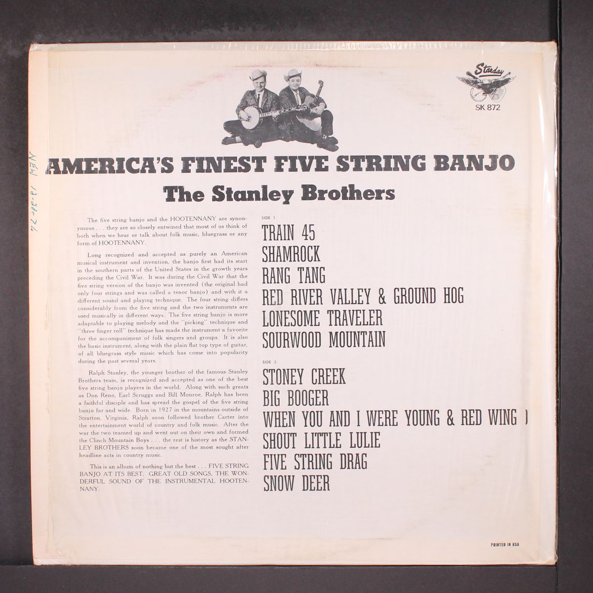 5-string banjo hootenanny by STANLEY BROTHERS