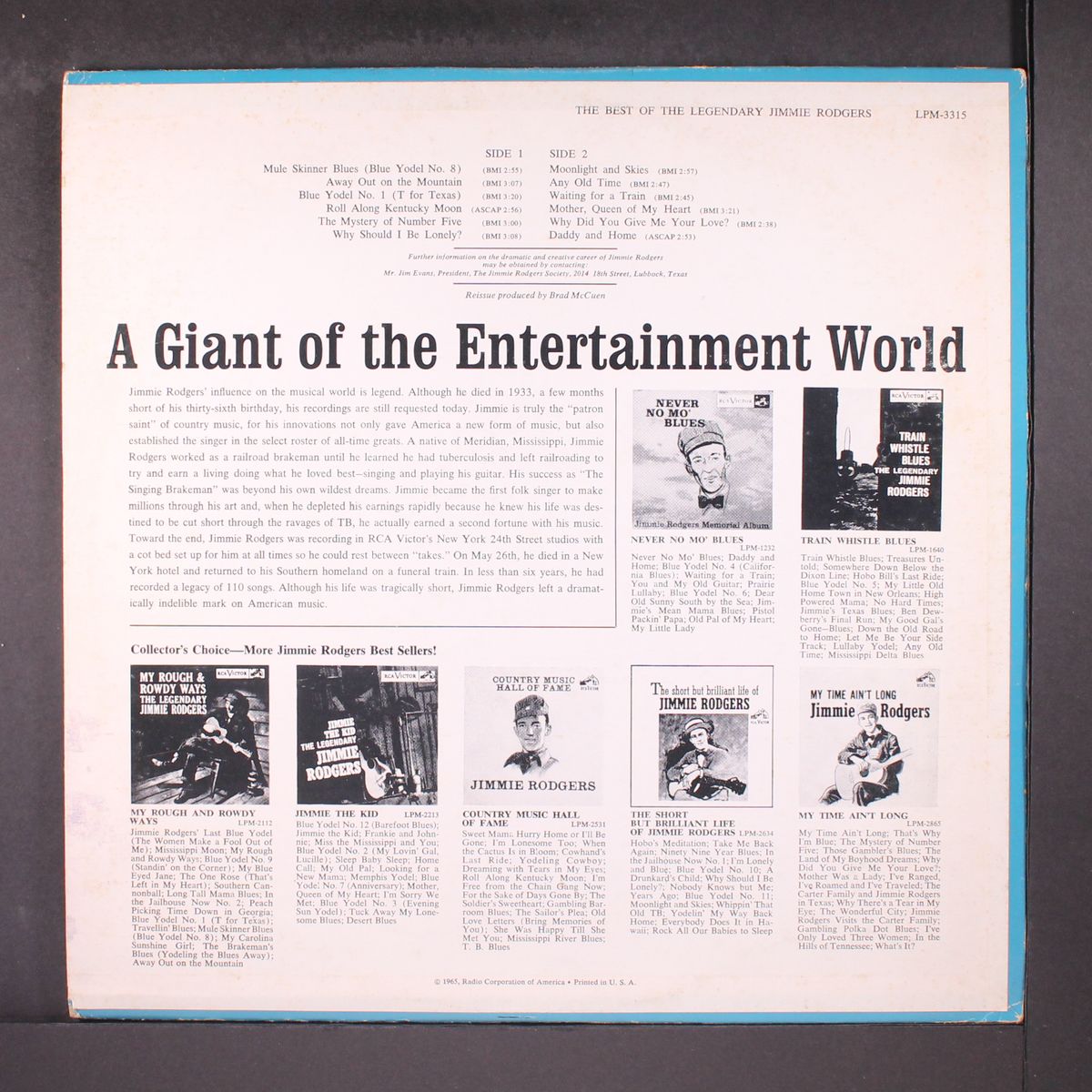 best of the legendary by JIMMIE RODGERS