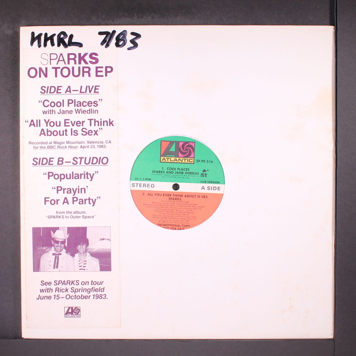 on tour ep by SPARKS