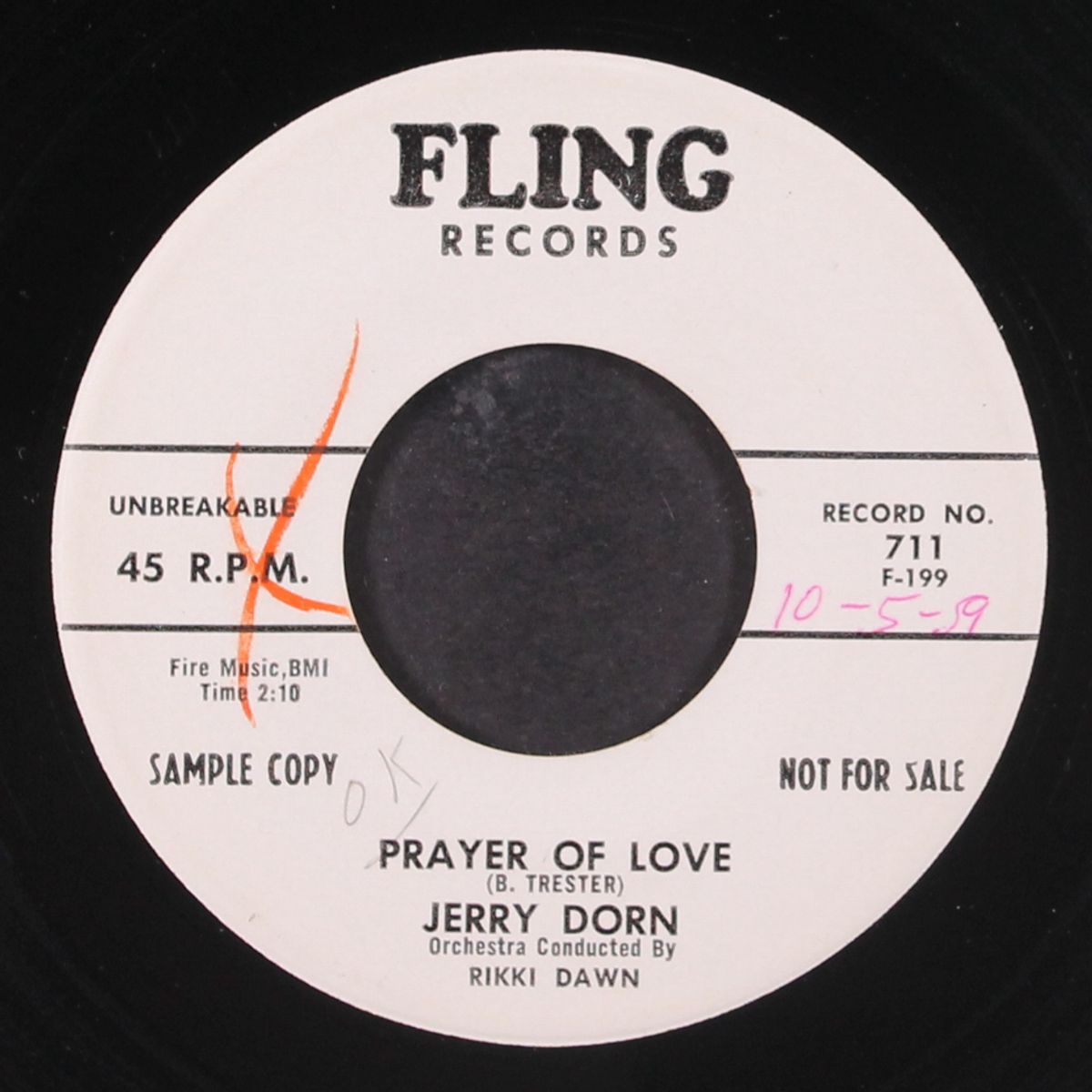 rockin' chair rock / prayer of love by JERRY DORN