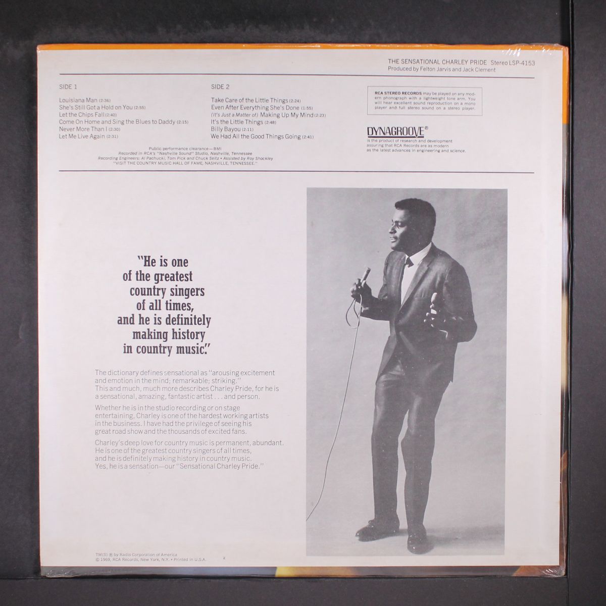 the sensational charlie pride by CHARLEY PRIDE