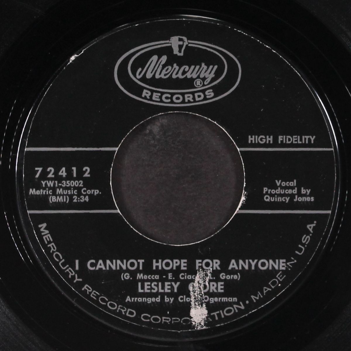 all of my life / i cannot hope for anyone by LESLEY GORE