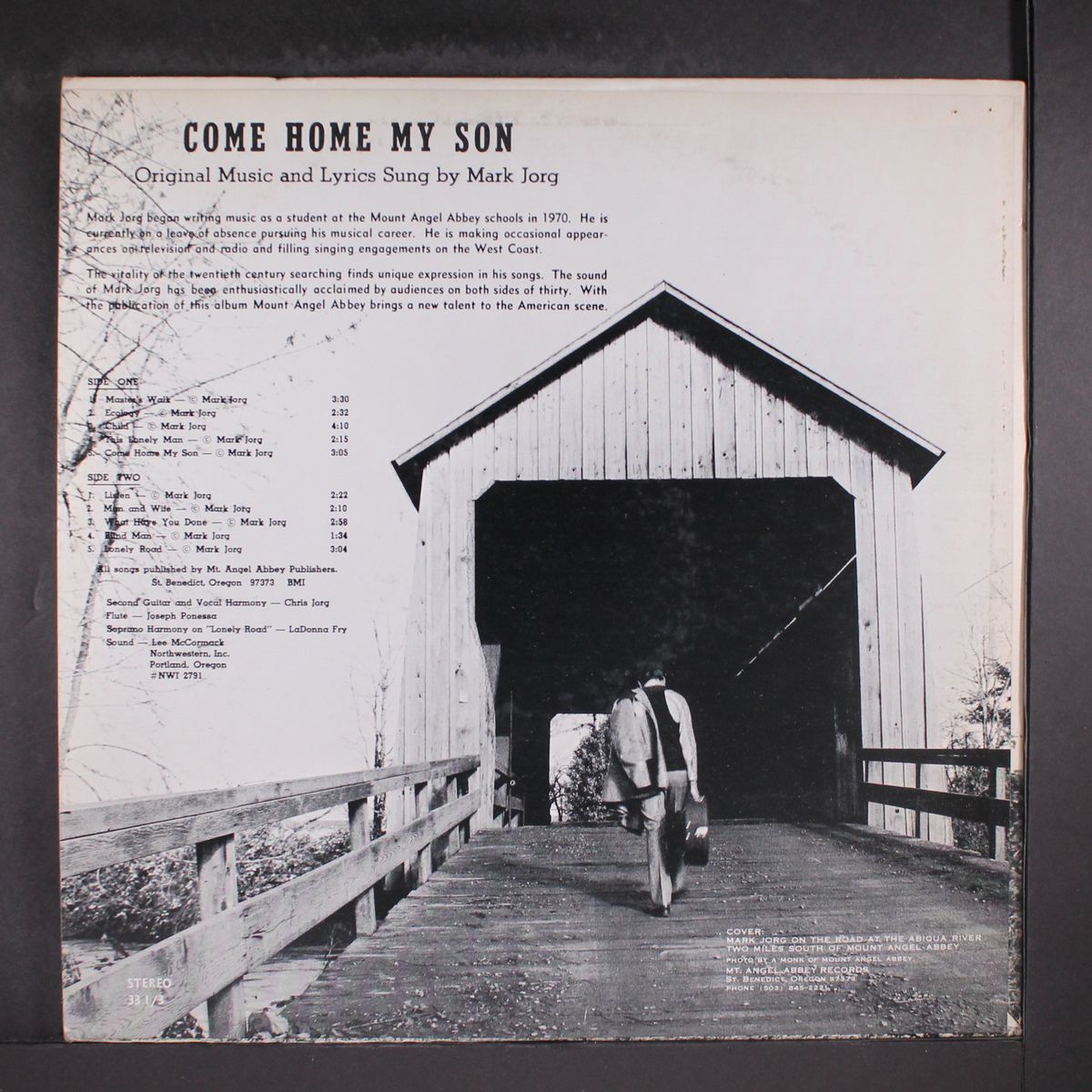 come home, my son by MARK JORG