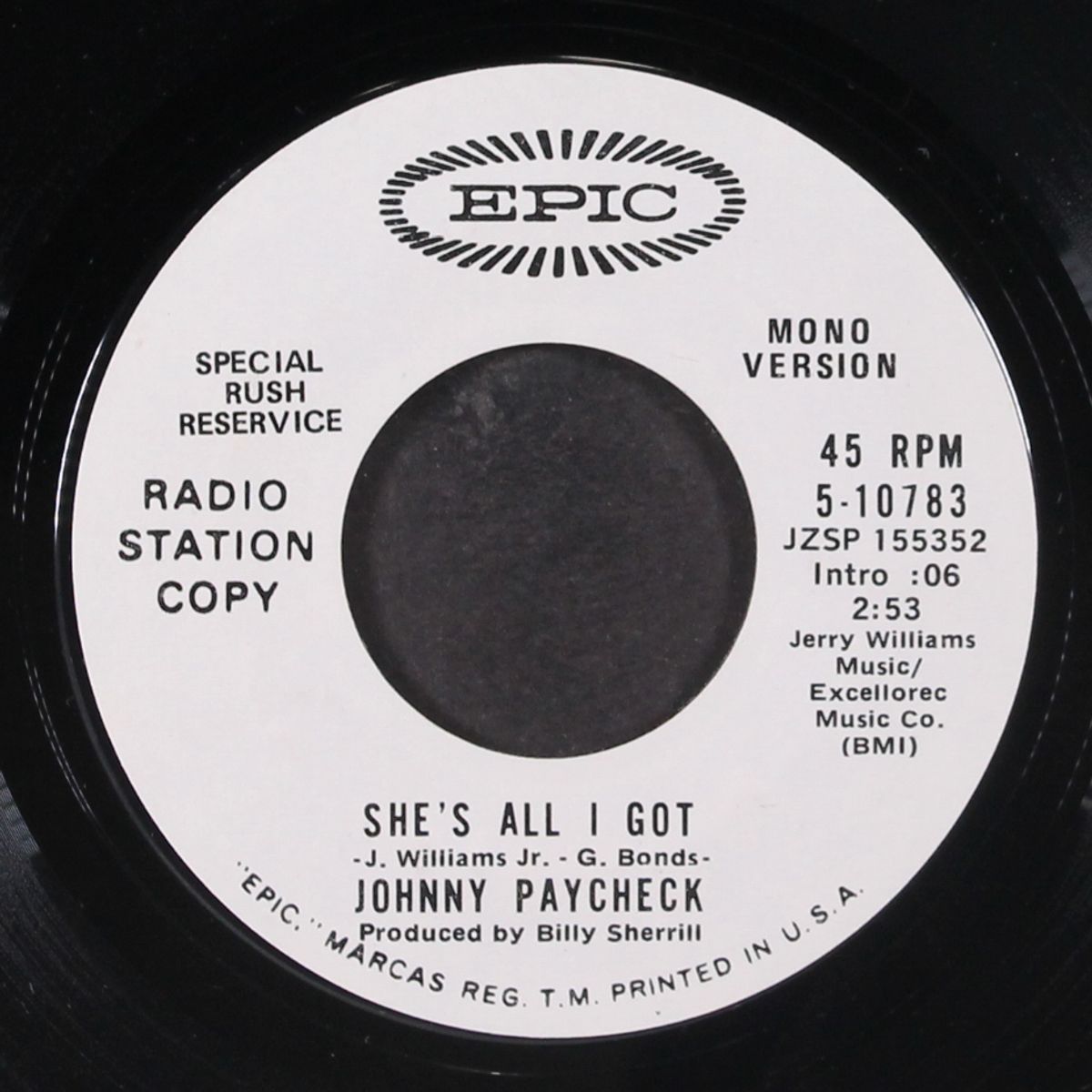 she's all i got by JOHNNY PAYCHECK