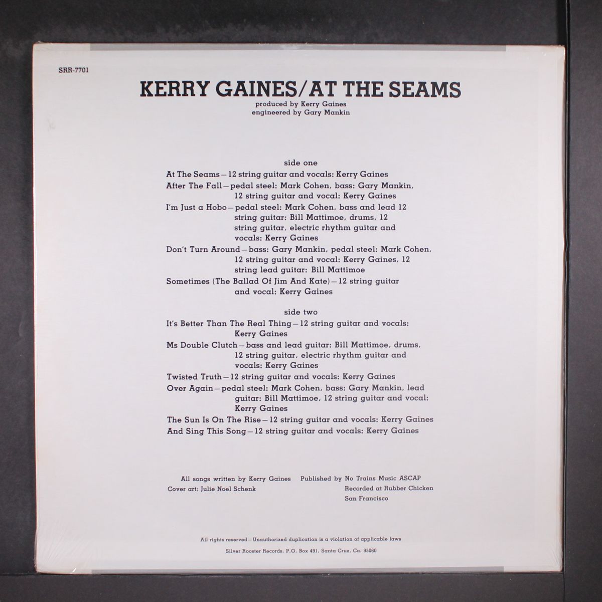 at the seams by KERRY GAINES