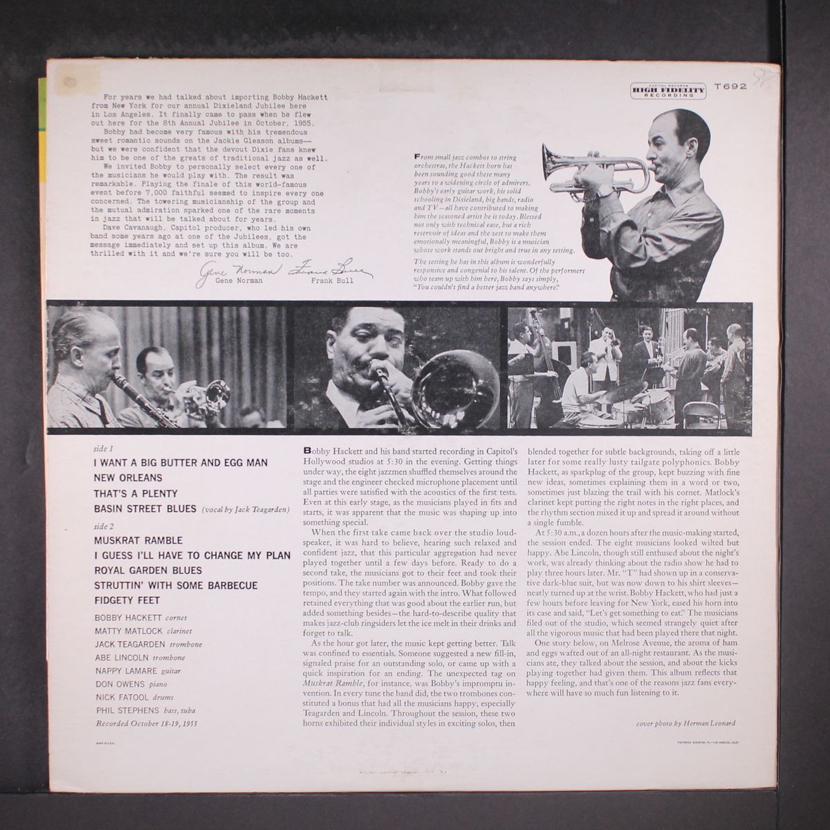 coast concert by BOBBY HACKETT