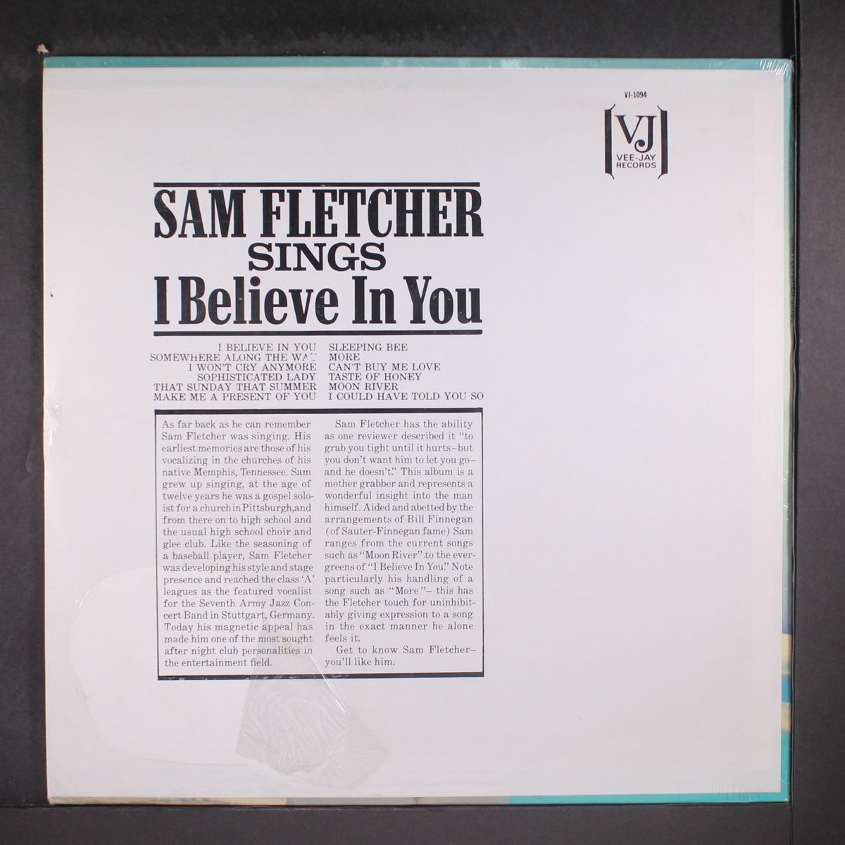 sings by SAM FLETCHER