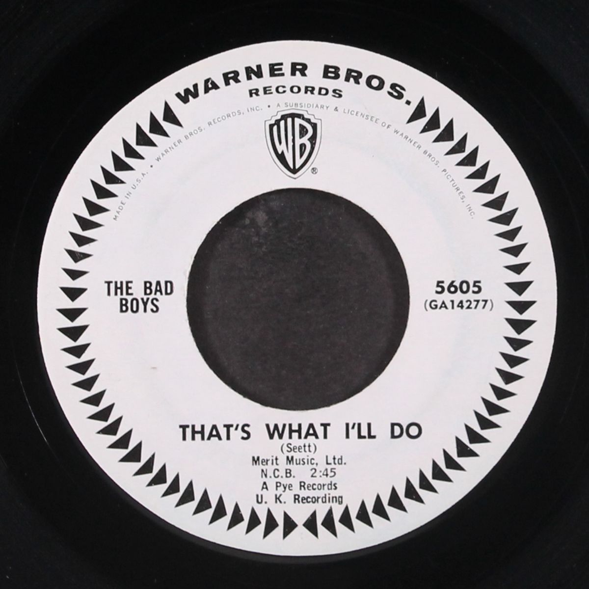 the owl and the pussycat / that's what i'll do by BAD BOYS