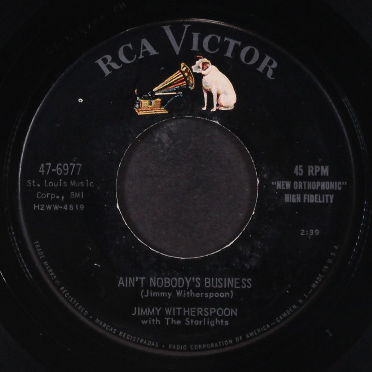 ain't nobody's business / who baby who by JIMMY WITHERSPOON