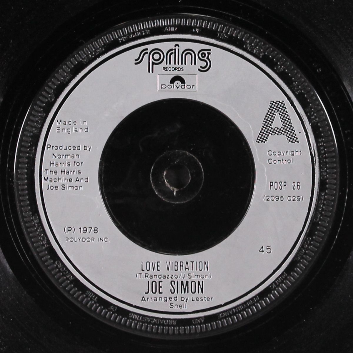 love vibration / i.o.u. by JOE SIMON