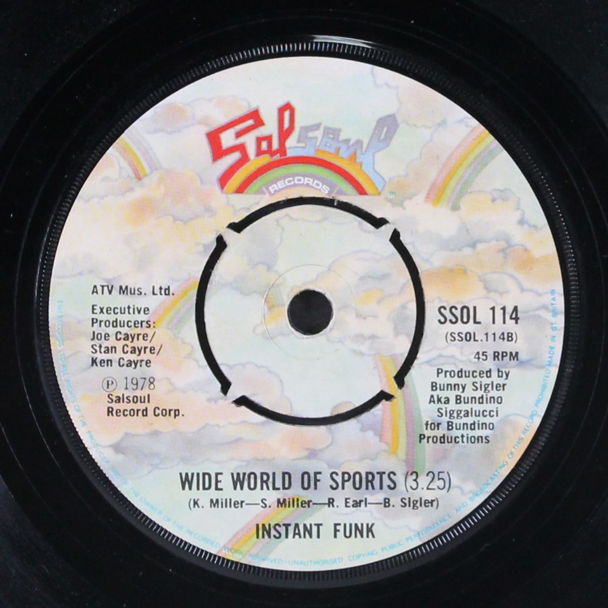 got my mind made up / wide world of sports by INSTANT FUNK