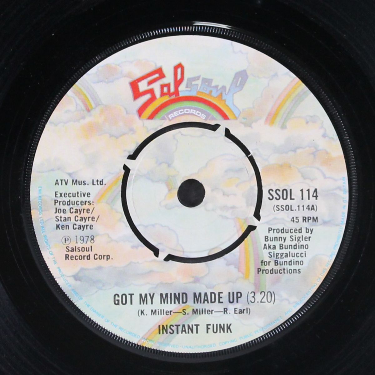 got my mind made up / wide world of sports by INSTANT FUNK