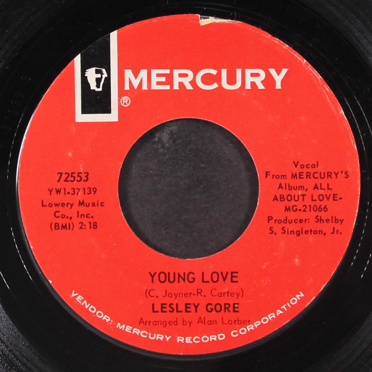 i just don't know if i can / young love by LESLEY GORE